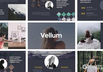 50页欧美商务风格keynote模板 5种配色 - 顶尖PPT