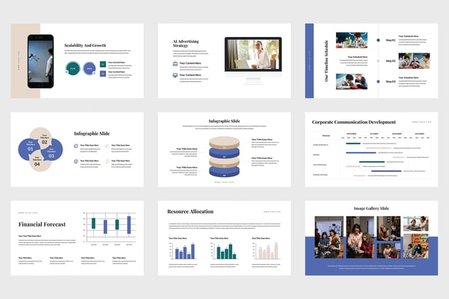 人工智能商业主题keynote模板 - 顶尖PPT