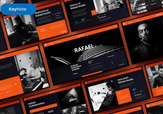 黑色商务商业通用keynote模板 - 顶尖PPT