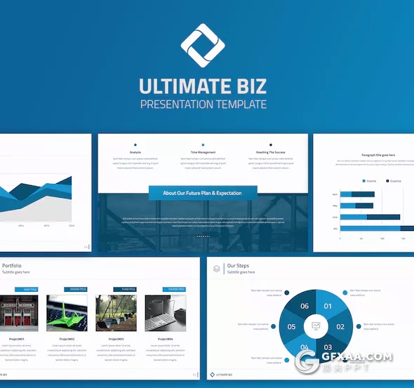 90页4种配色欧美团队会议工作总结keynote模板 - 顶尖PPT