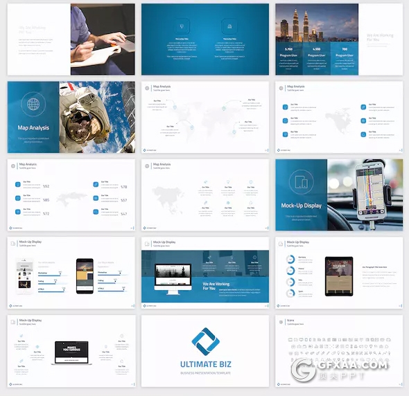 90页4种配色欧美团队会议工作总结keynote模板 - 顶尖PPT