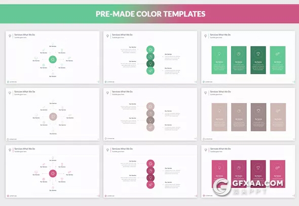 90页4种配色欧美团队会议工作总结keynote模板 - 顶尖PPT