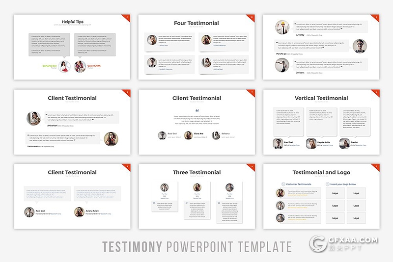 23页人物名言PPT模板 - 顶尖PPT