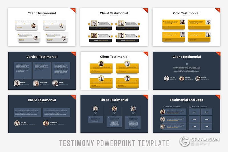 23页人物名言PPT模板 - 顶尖PPT