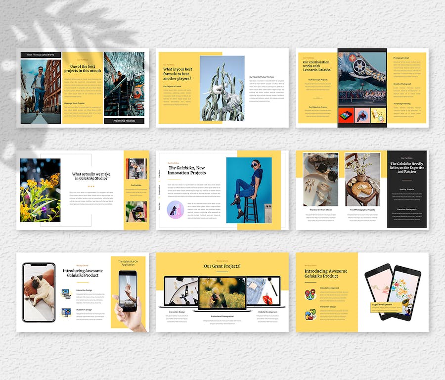 欧美创意业务轻奢展示PPT模板 - 顶尖PPT