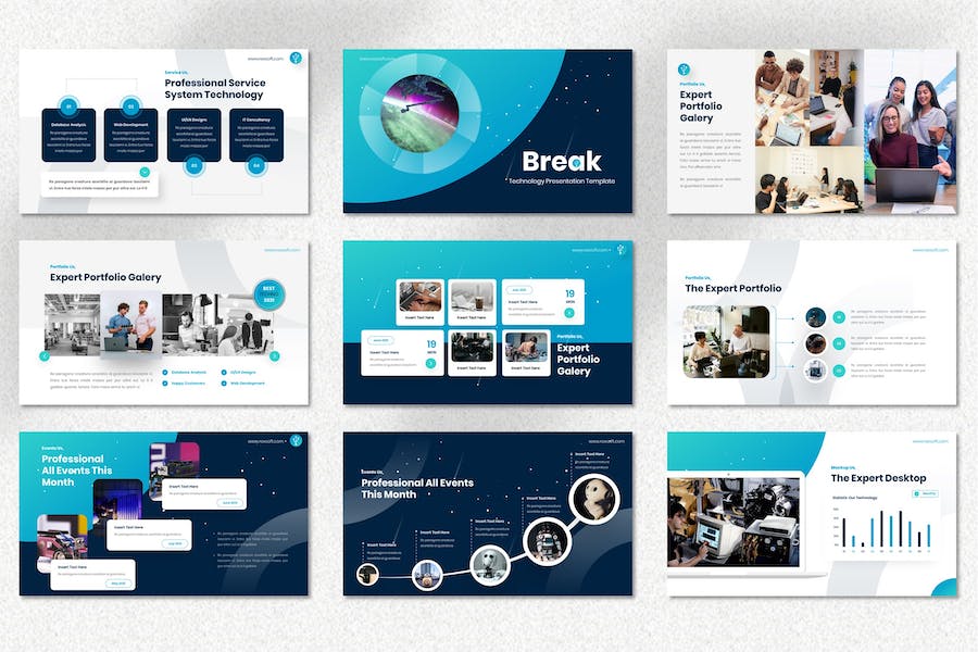 技术创新应用解决方案PPT模板 - 顶尖PPT