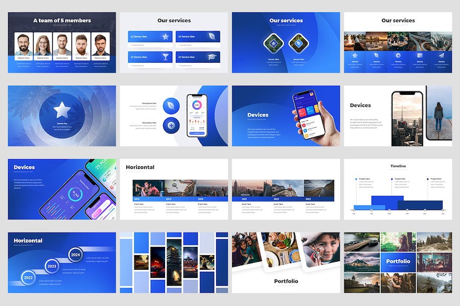 蓝色创意提案年计划总结项目汇报多用途keynote模板 - 顶尖PPT