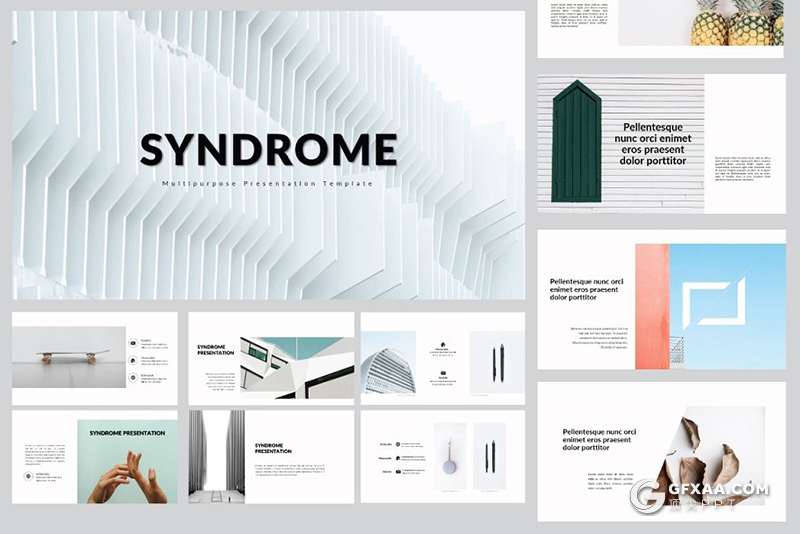 130页简约文艺风格欧美通用ppt模板 - 顶尖PPT