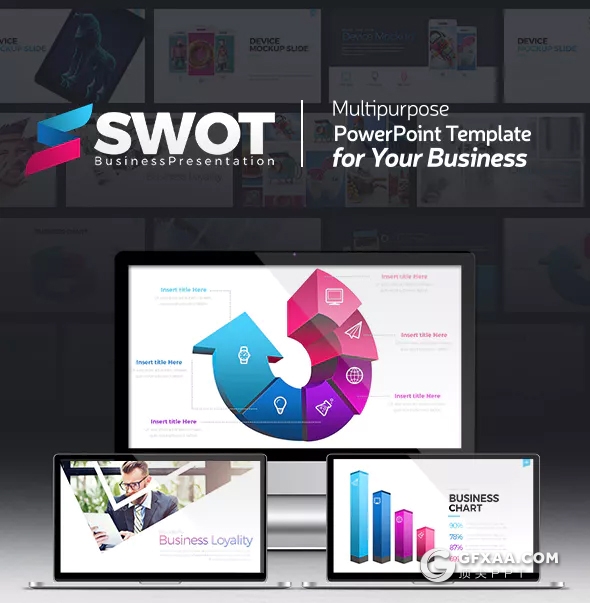 111页欧美SWOT高端商务通用PPT模板 3种尺寸比例 - 顶尖PPT