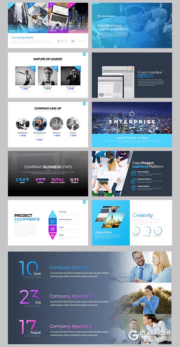 111页欧美SWOT高端商务通用PPT模板 3种尺寸比例 - 顶尖PPT