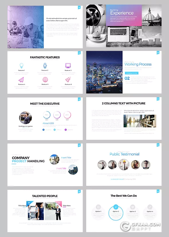 111页欧美SWOT高端商务通用PPT模板 3种尺寸比例 - 顶尖PPT