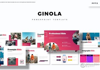 30页5种配色精美商务ppt模板 - 顶尖PPT