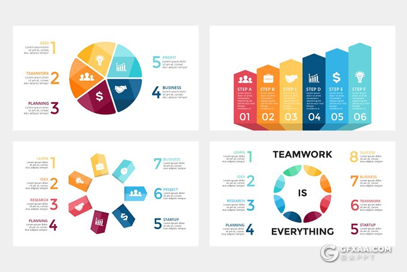 精美创意图形素材 8种格式PPT, PPTX, KEY, PSD, EPS, AI, JPEG - 顶尖PPT