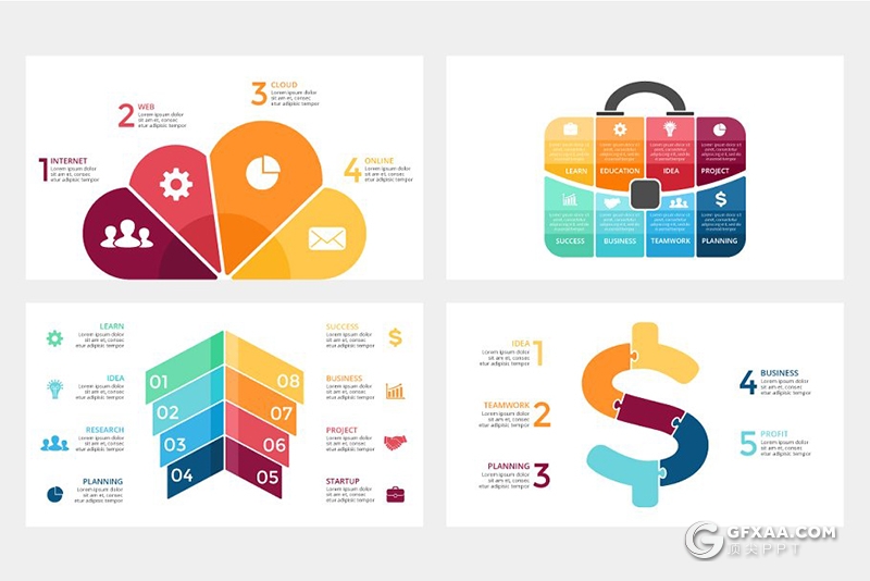 精美创意图形素材 8种格式PPT, PPTX, KEY, PSD, EPS, AI, JPEG - 顶尖PPT