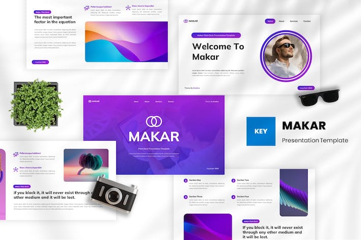 商务融资讲述展示创意Keynote模板 - 顶尖PPT