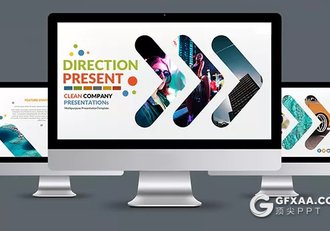 97页创意圆条型主题演讲商务keynote模板 - 顶尖PPT