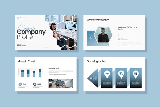 公司简介主题keynote模板 - 顶尖PPT