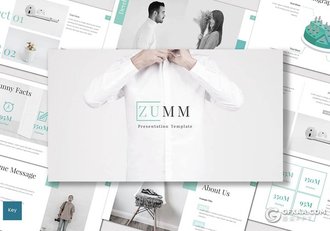 30页5种配色 欧美简约商务多用途keynote模板 - 顶尖PPT