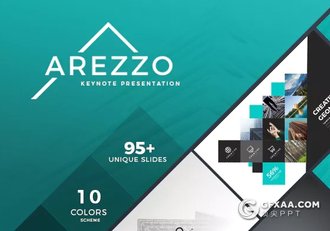 90页10种配色 欧美高端商务多用途keynote模板 - 顶尖PPT