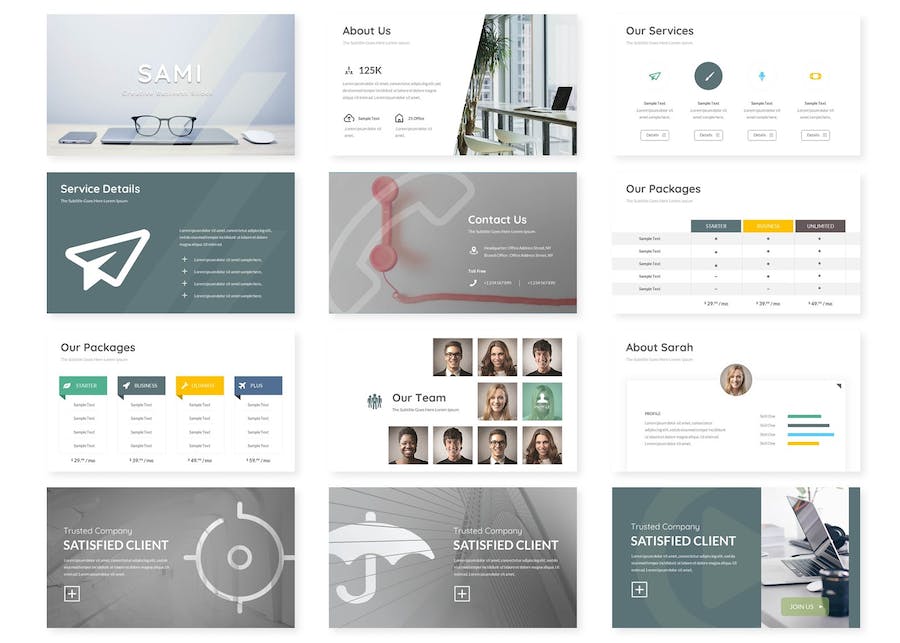 创意商业品牌推广Keynote模板 - 顶尖PPT