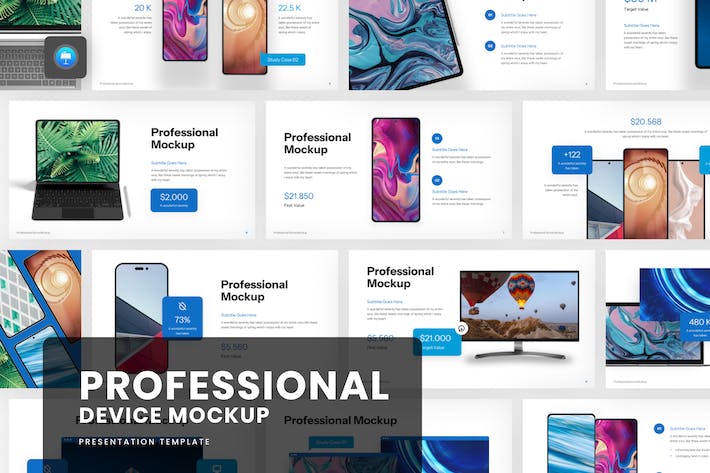 专业设备产品展示方案Keynote模板 - 顶尖PPT