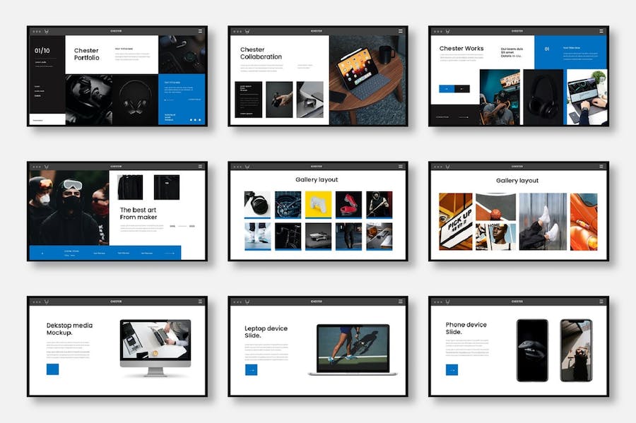 商务演示企业介绍市场分析keynote模板 - 顶尖PPT