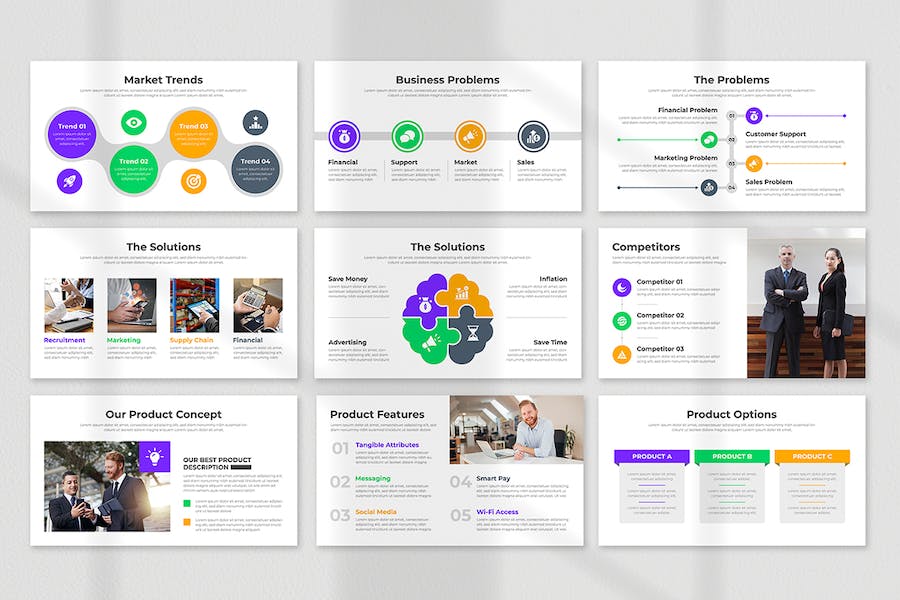 极简商业计划书项目策划PPT模板 - 顶尖PPT