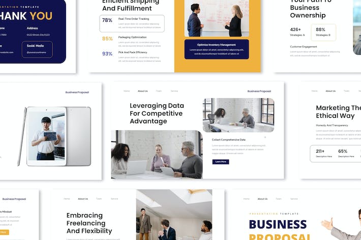 业务项目建议书keynote模板 - 顶尖PPT