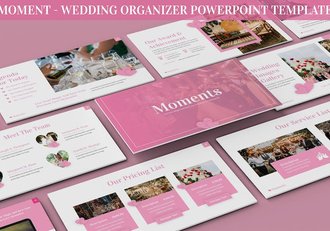朋友圈婚礼组织策划PPT模板 - 顶尖PPT