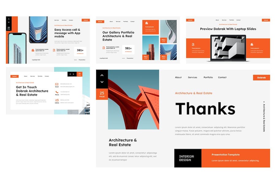 建筑设计房地产项目介绍Keynote模板 - 顶尖PPT