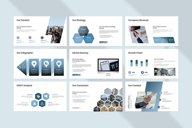 公司简介主题keynote模板 - 顶尖PPT