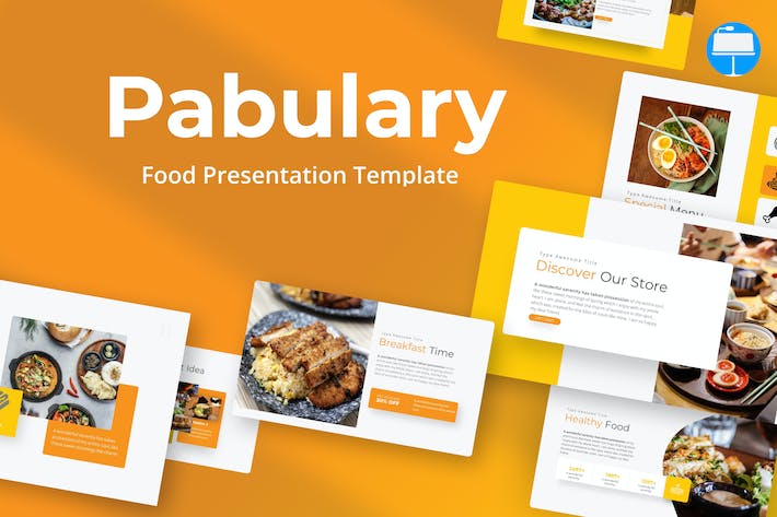 餐厅餐饮美食门店宣传介绍keynote模板 - 顶尖PPT