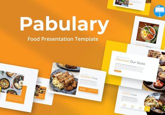 餐厅餐饮美食门店宣传介绍keynote模板 - 顶尖PPT