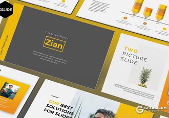 30页5种配色 欧美风格商务总结计划Google slides模板 - 顶尖PPT