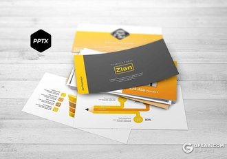 30页5种配色 欧美风格商务总结计划ppt模板 - 顶尖PPT