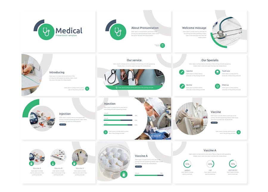 医疗美容整形诊疗方案PPT模板 - 顶尖PPT