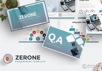 30页多色搭配设计创意商务ppt模板 - 顶尖PPT