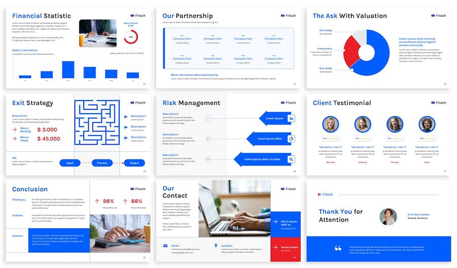 财务公司会计事务所数据汇报PPT模板 - 顶尖PPT