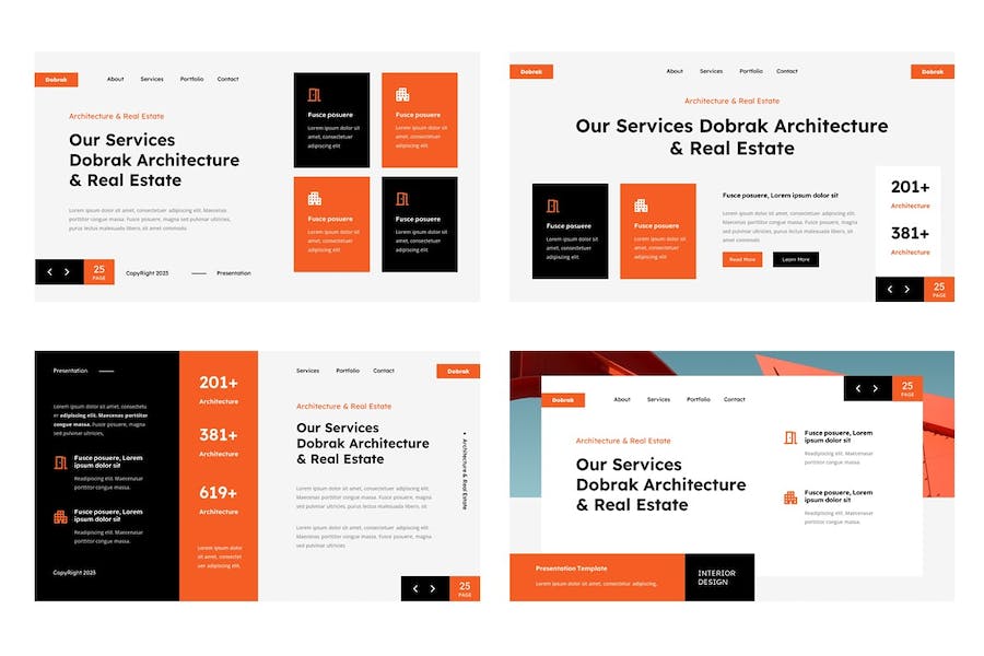 建筑设计房地产项目介绍Keynote模板 - 顶尖PPT