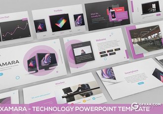 30页3种配色高端商务风格ppt模板 - 顶尖PPT