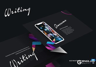 25页5种精美配色 高逼格欧美商务keynote模板 - 顶尖PPT