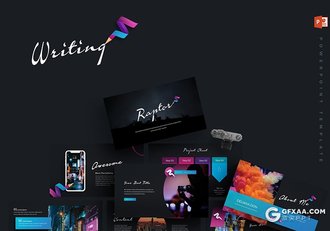 25页5种精美配色 高逼格欧美商务ppt模板 - 顶尖PPT