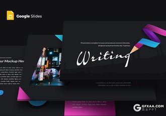 25页5种精美配色 高逼格欧美商务Google slides模板 - 顶尖PPT