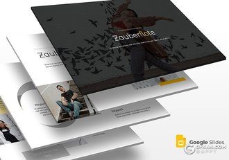 30页5种配色团队人员介绍Google slides模板 - 顶尖PPT