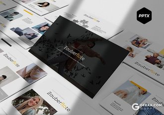 30页5种配色团队人员介绍ppt模板 - 顶尖PPT