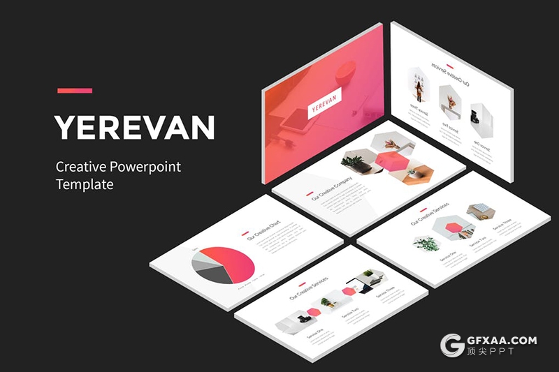 30页粉红色商务多用途Google slides模板 - 顶尖PPT