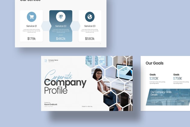 公司简介主题keynote模板 - 顶尖PPT