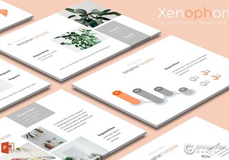 30页5种配色简约小清新风格ppt模板 - 顶尖PPT