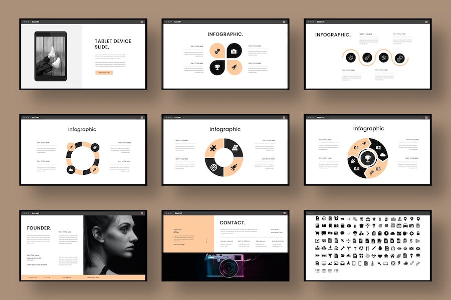 企业服务品牌形象推广Keynote模板 - 顶尖PPT