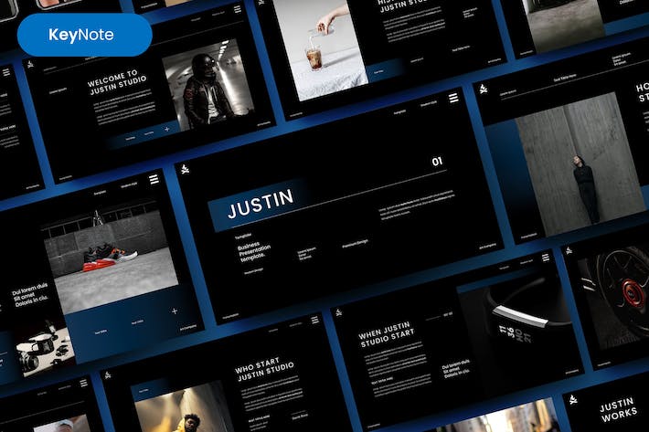 商务汇报项目展示市场分析keynote模板 - 顶尖PPT